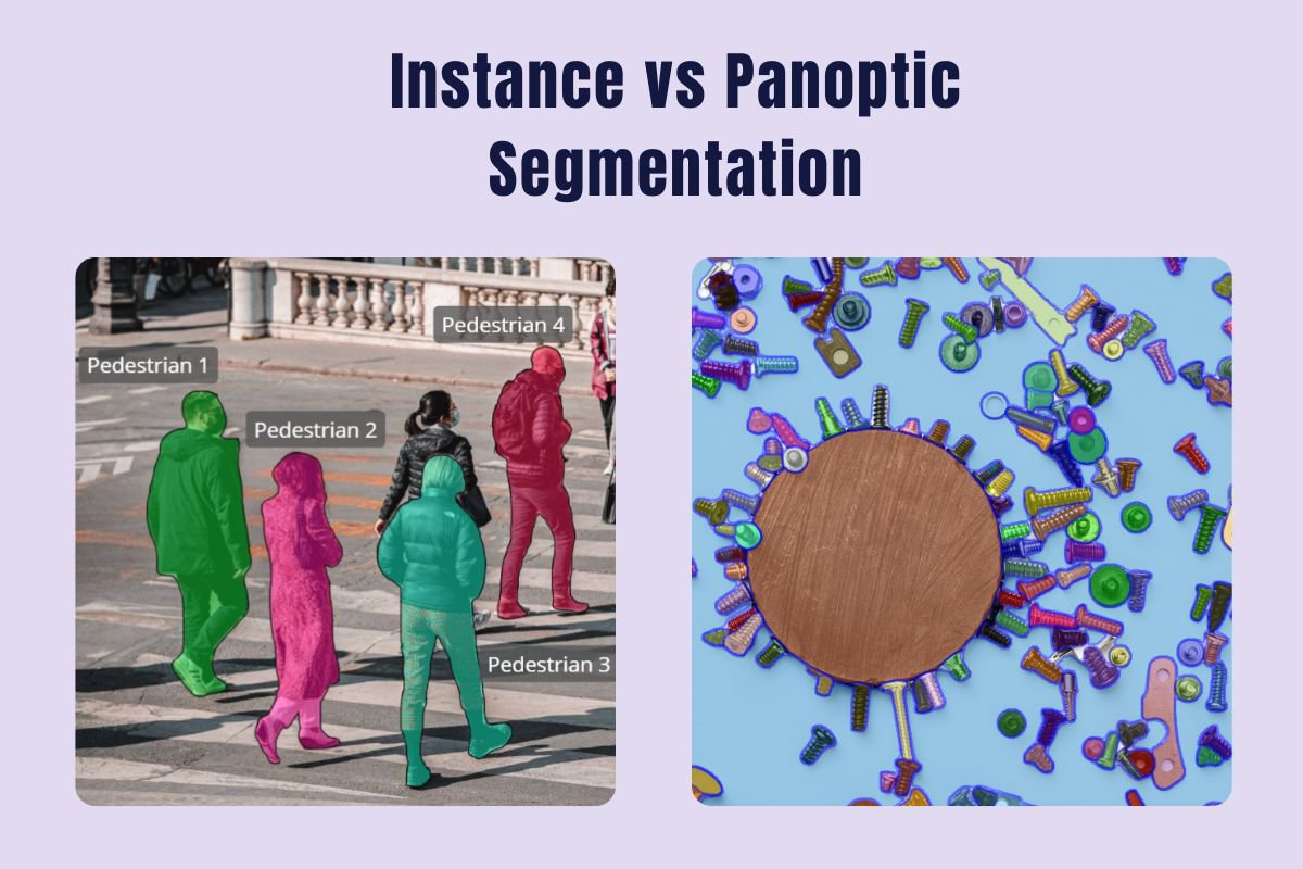 Instance vs. Panoptic segmentation