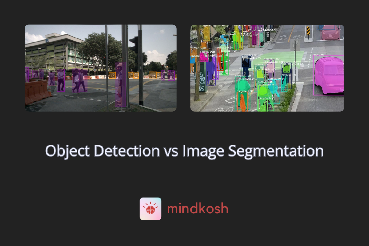 Key differences between object detection and image segmentation