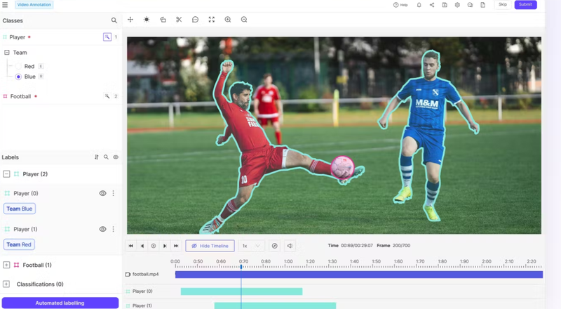 Encord video annotation