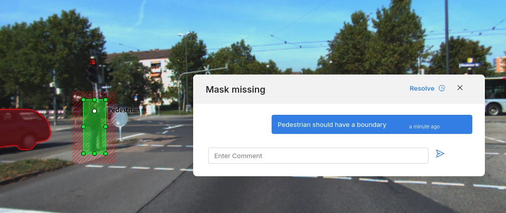 Issue management on images